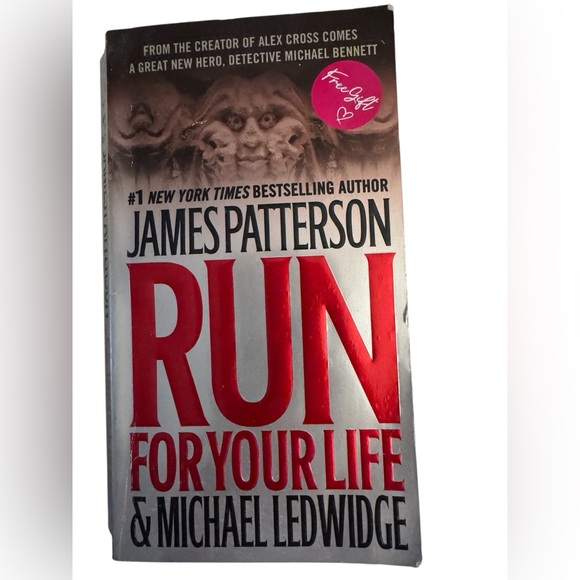 JAMES PATTERSON RUN FOR YOUR LIFE - Picture 1 of 5